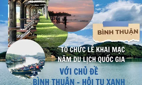 Bình Thuận: Tổ chức Lễ khai mạc Năm Du lịch quốc gia với chủ đề Bình Thuận - Hội tụ xanh