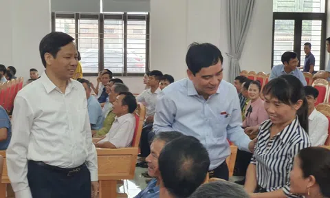 Vĩnh Phúc:  Đoàn đại biểu Quốc hội tiếp xúc cử tri huyện Lập Thạch