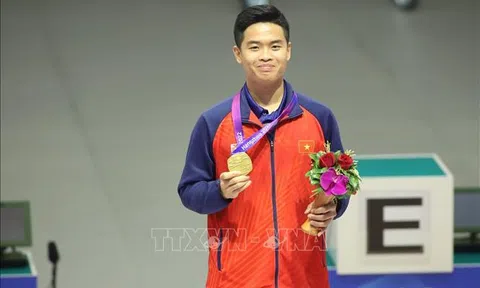 Xạ thủ Phạm Quang Huy xuất sắc giành HCV tại ASIAD 19, nhận “mưa tiền thưởng”