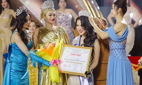 Doanh nhân Phạm Thị Sen đăng quang Á hậu 2 Hoa hậu Doanh nhân Quốc Gia Việt Nam 2024